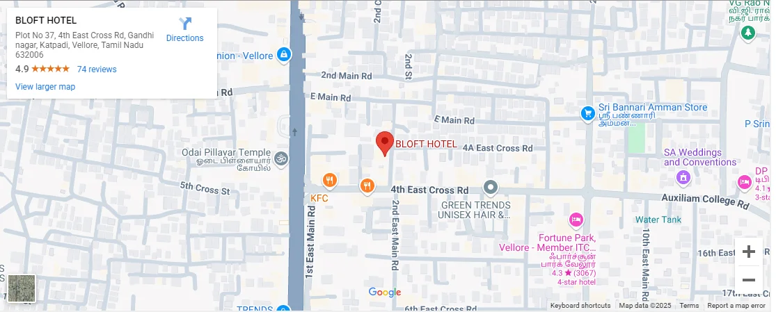 BLOFT HOTEL location in Map